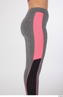 Mia Brown buttock dressed grey leggings sports thigh 0005.jpg
